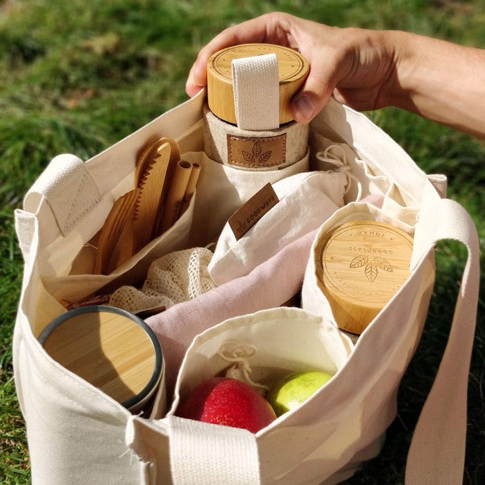 GoodBag Plátěná taška s organizérem