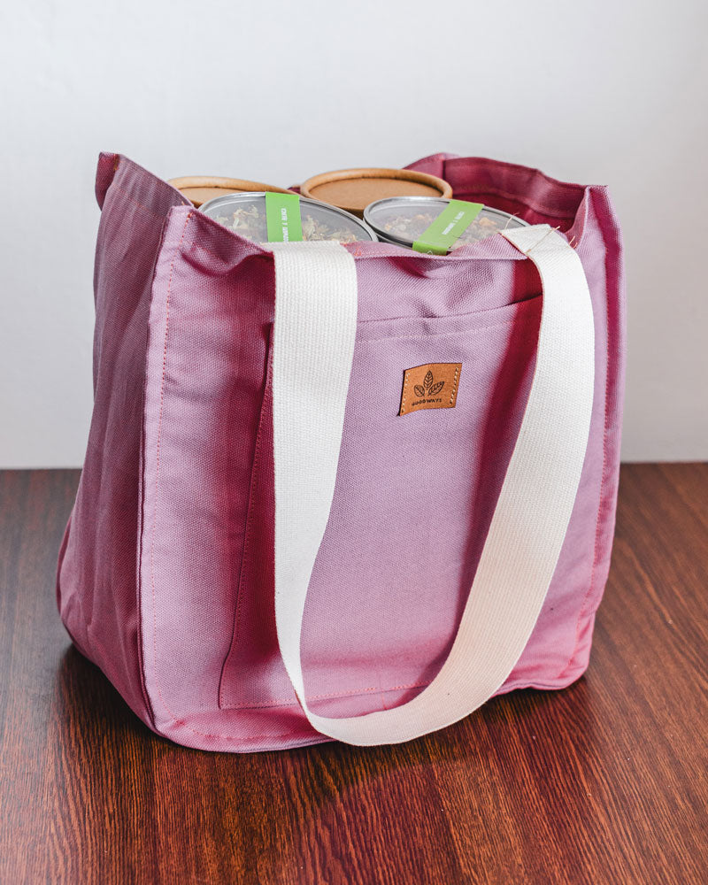 GoodBag Plátěná taška s organizérem